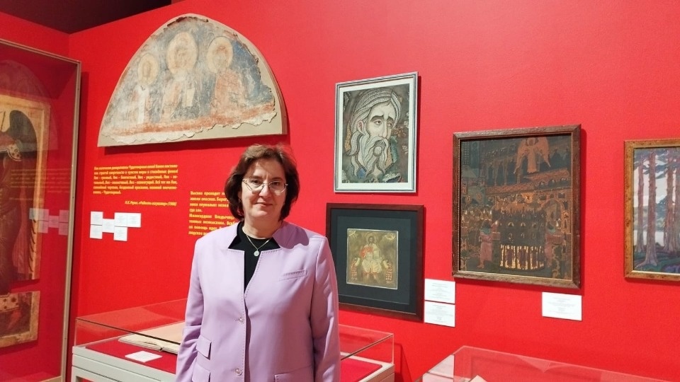 Картины Николая Рериха из собрания Псковского музея представили в Эрмитаже