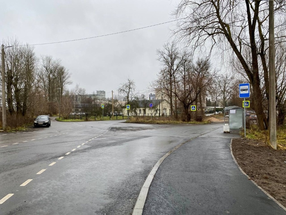 Участок улицы Вокзальной в Пскове отремонтировали