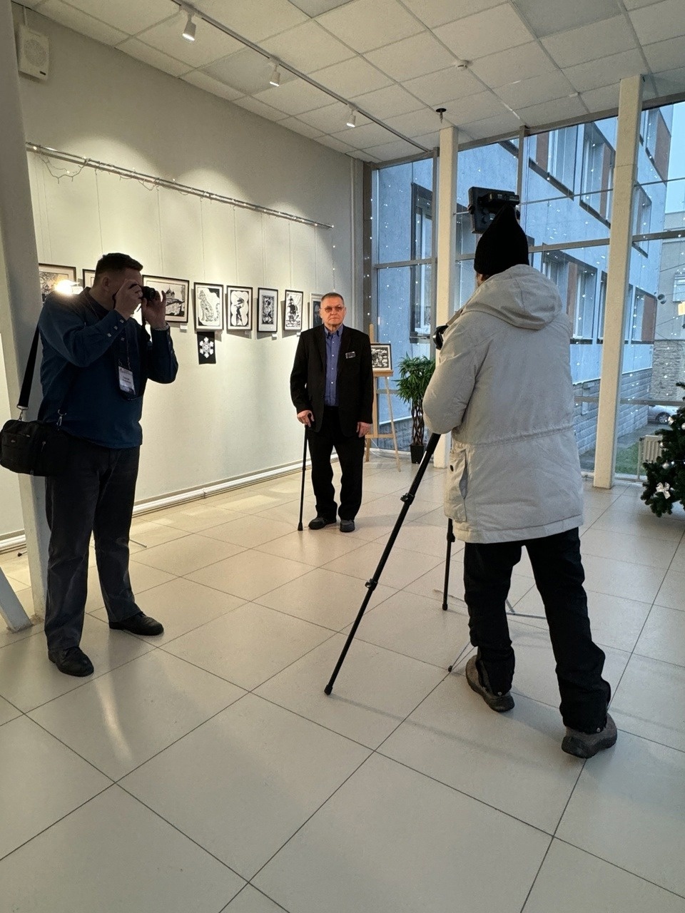 В Псковской библиотеке работала съемочная группа телеканала «Культура»