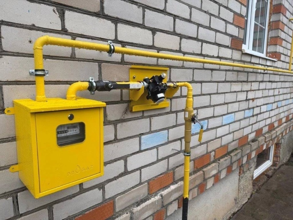 В деревне Рыжаково Великолукского района ввели в эксплуатацию внутрипоселковый газопровод