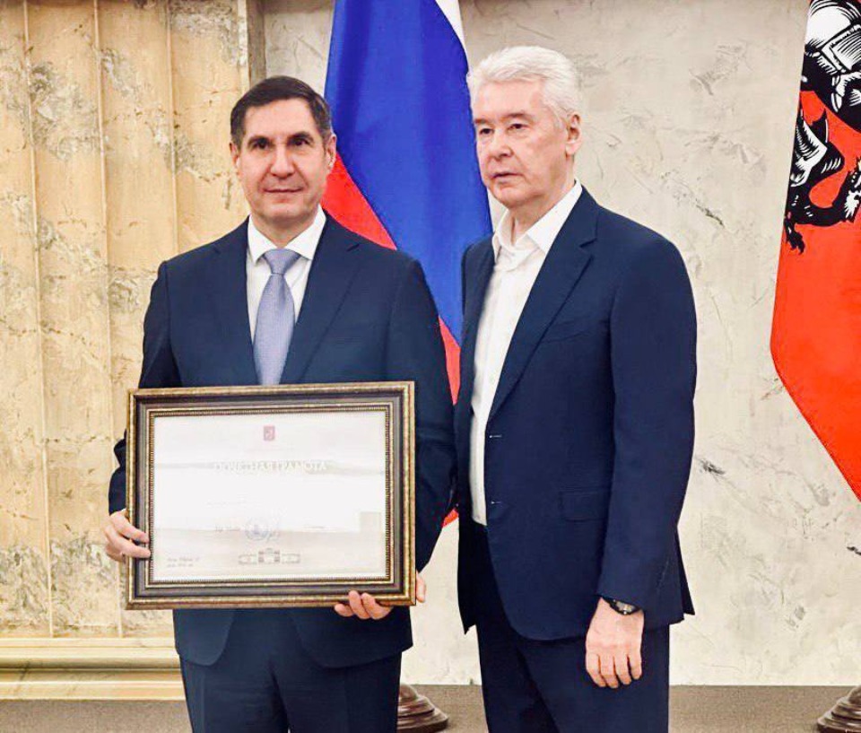 Мэр Москвы наградил гендиректора «Россети Северо-Запад»