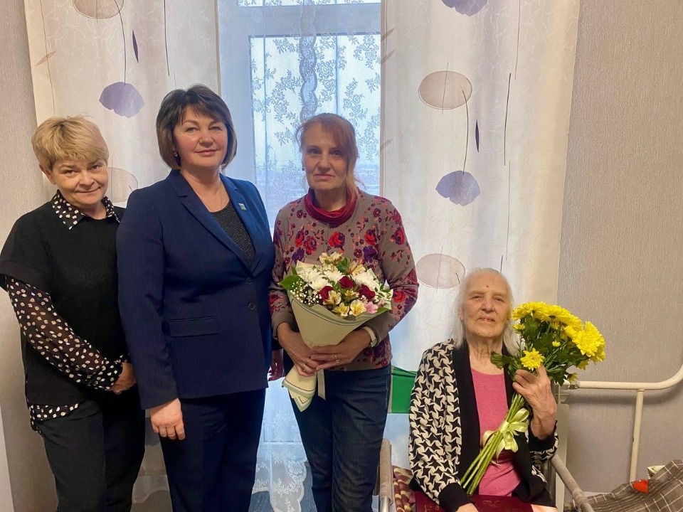Жительница Псковского района отпраздновала 90-летие