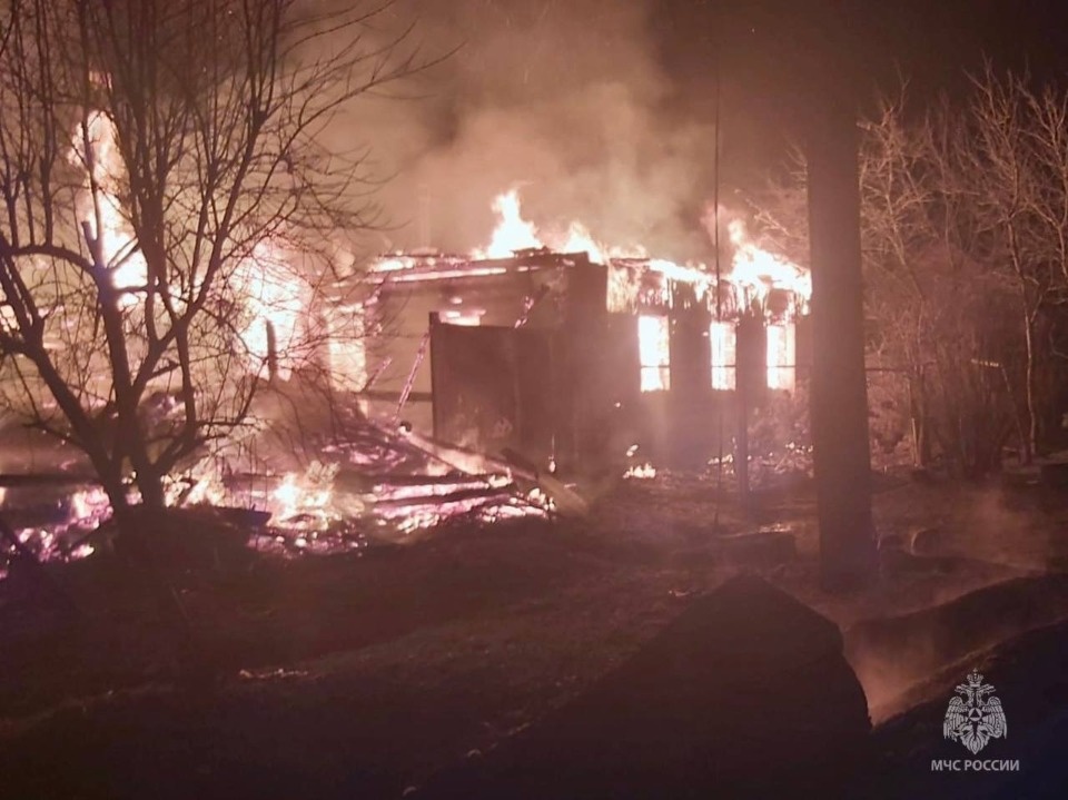 Тело пенсионера обнаружили в сгоревшем доме в Гдовском районе