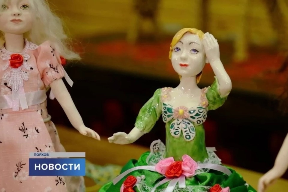 Уникальные фарфоровые куклы создает мастерица из Порхова