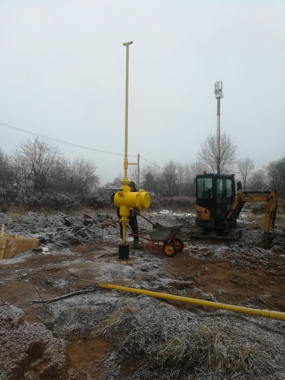 В деревнях Новая Гоголёвка и Локня завершил пусконаладочные работы на СКП