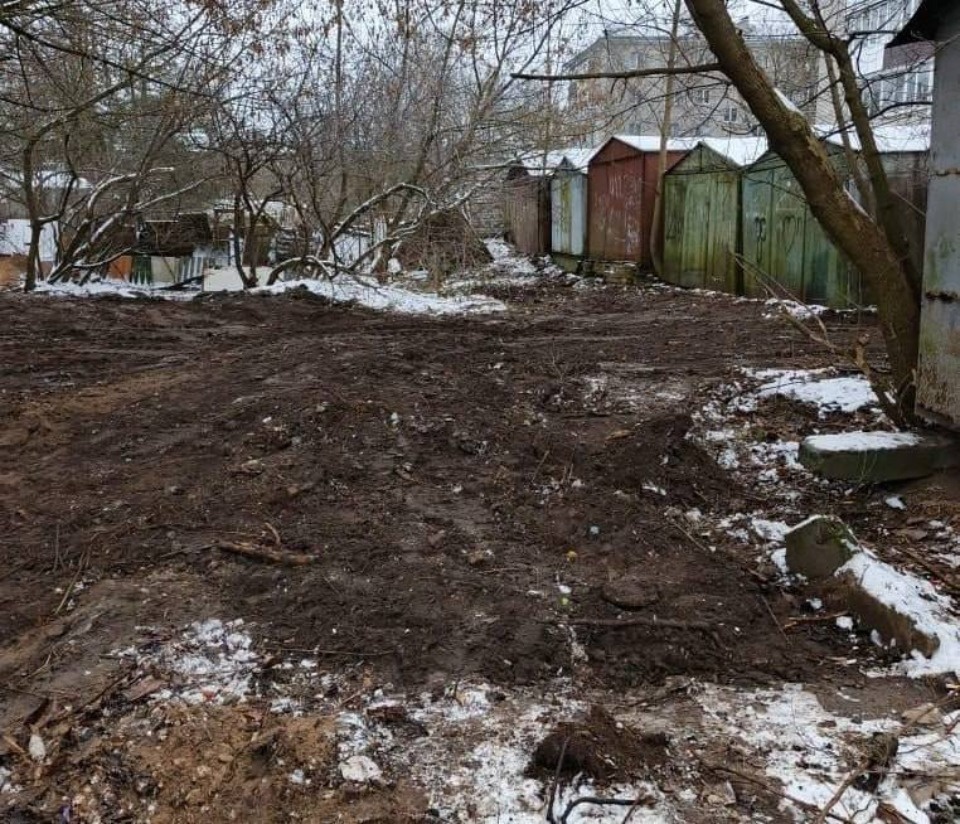 Свалку на улице Розы Люксембург в Пскове ликвидировали Свалку на улице Розы Люксембург в Пскове ликвидировали