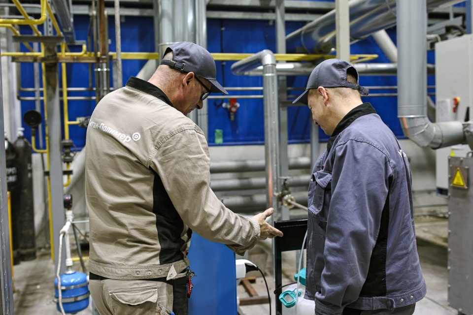 На заводе «Титан-Полимер» модернизировали установку очистки фильтров линии расплава сырья