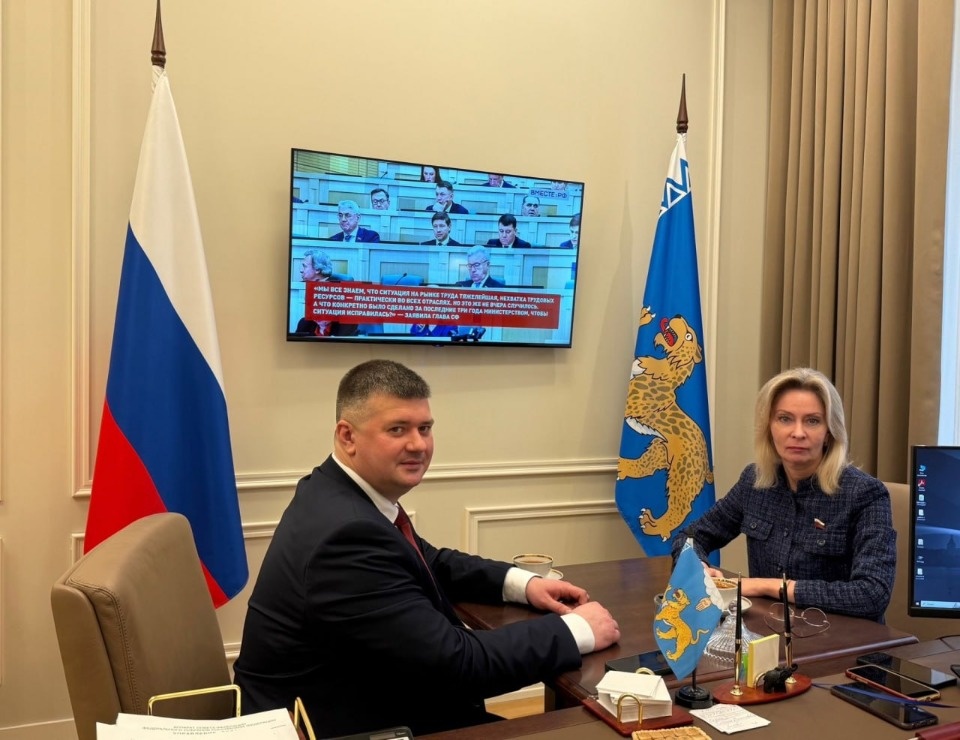 Рабочая встреча председателя псковского облсовпрофа и сенатора от Псковской области состоялась в Москве