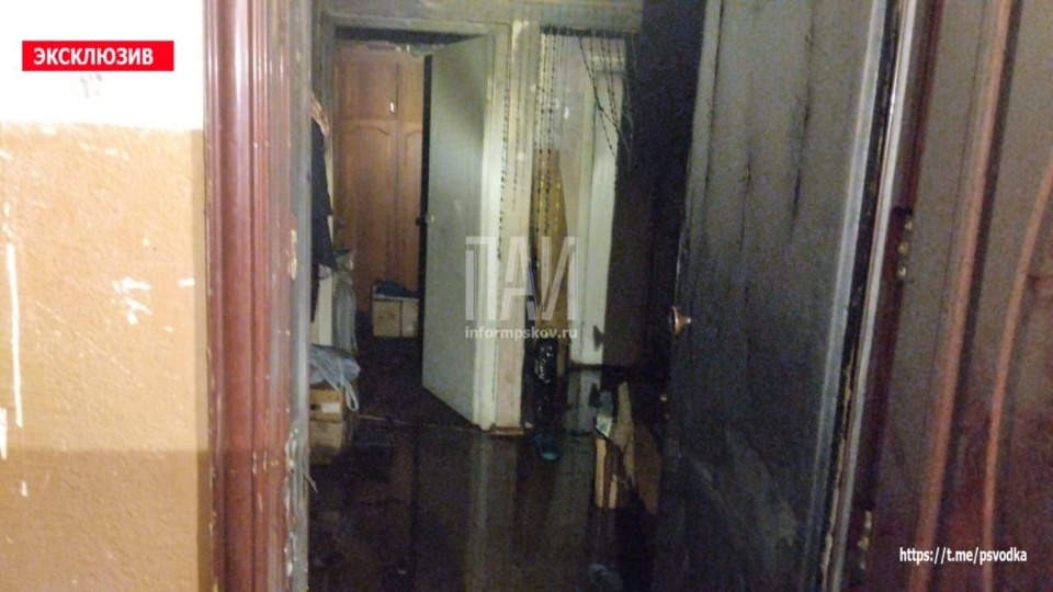 Пожар произошел в квартире в деревне Порховского района Пожар произошел в квартире в деревне Порховского района