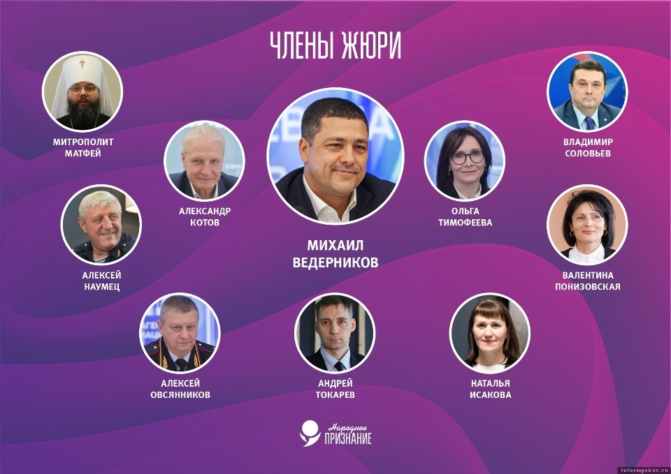 Опубликован состав жюри премии Псковской области «Народное признание – 2024»