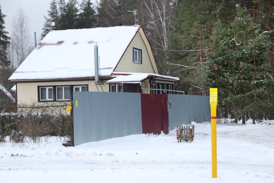 В деревне Дурково в Псковском районе ввели в эксплуатацию газопровод