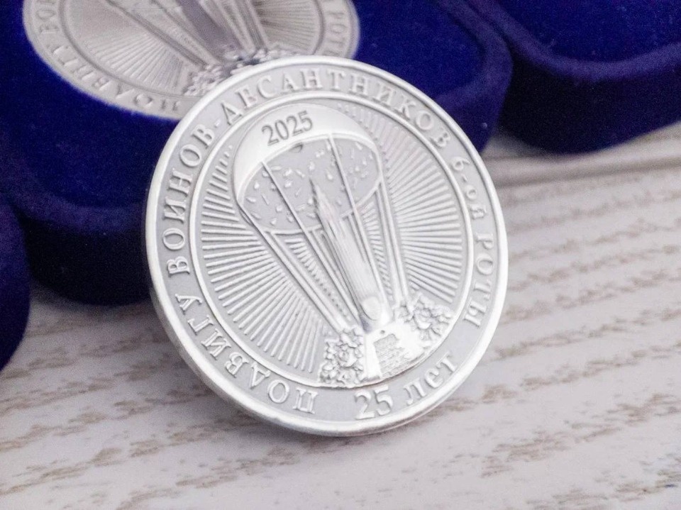 Памятные медали вручили семьям десантников 6-й роты 