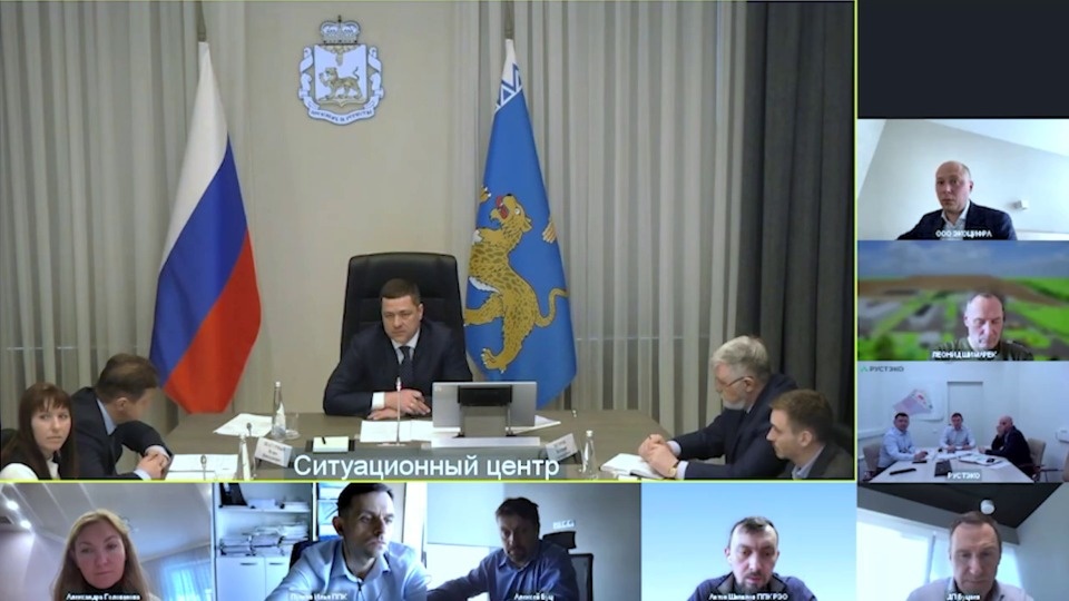 Строительная готовность экотехнопарка в Палкинском районе составляет 62%