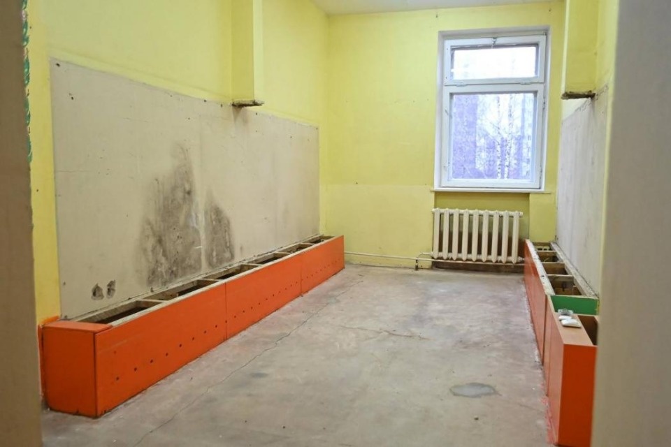 Ремонт детского сада №54 стартовал в Пскове Ремонт детского сада №54 стартовал в Пскове