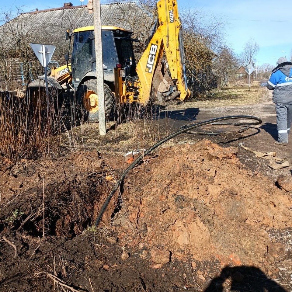 Выполнены строительные работы для газификации нового Вечного огня в Локне