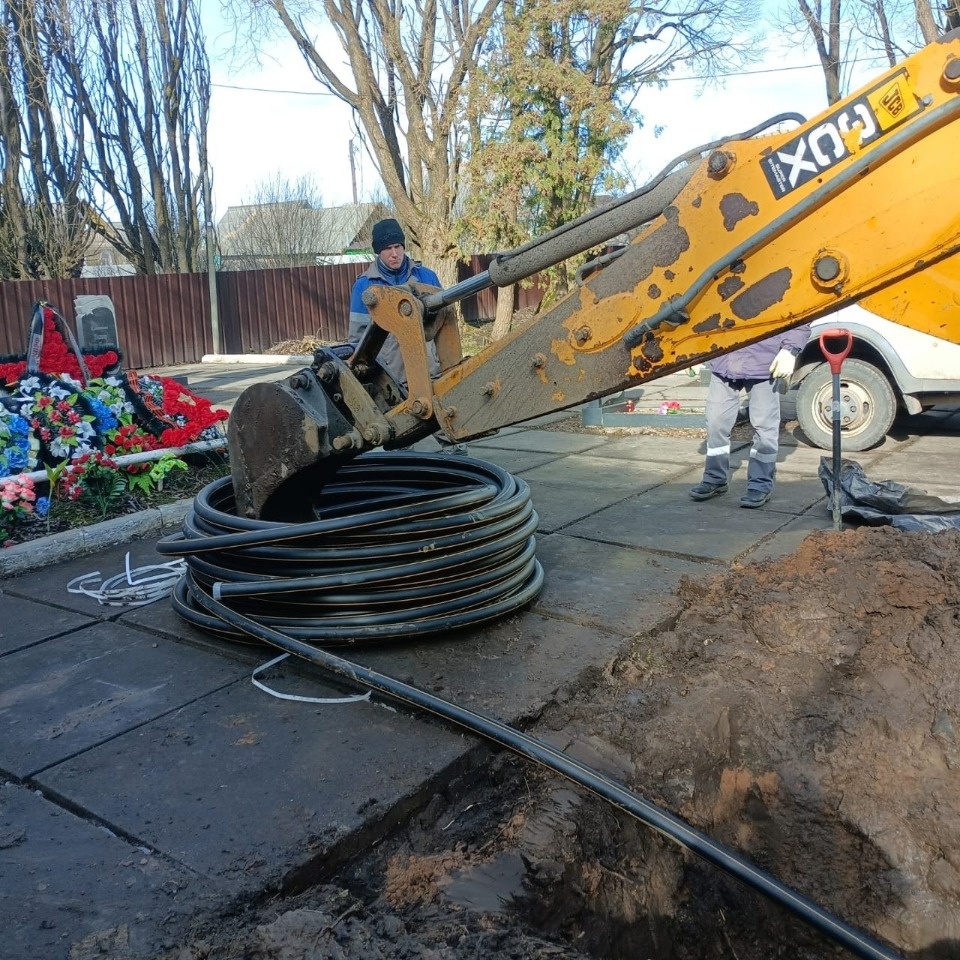 Выполнены строительные работы для газификации нового Вечного огня в Локне