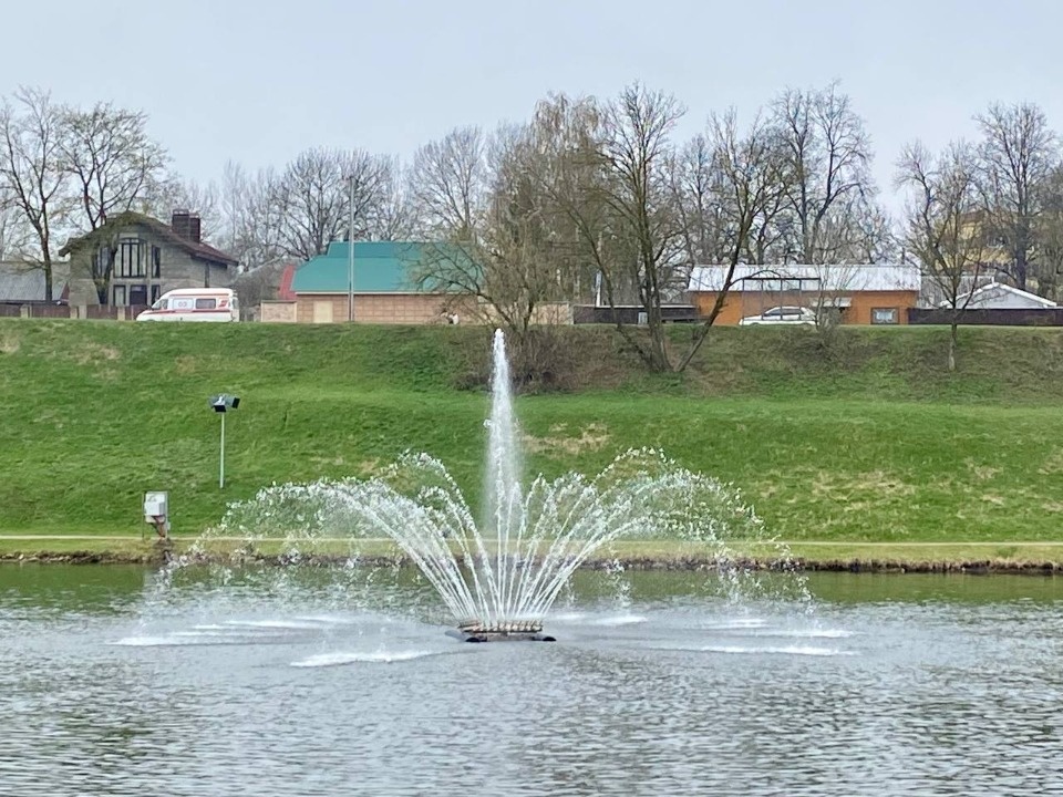 Сезон фонтанов открыт в Пскове 