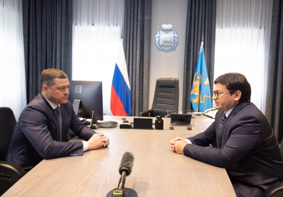 Основные задачи «Деловой России» обсудили Михаил Ведерников и Дмитрий Мельников