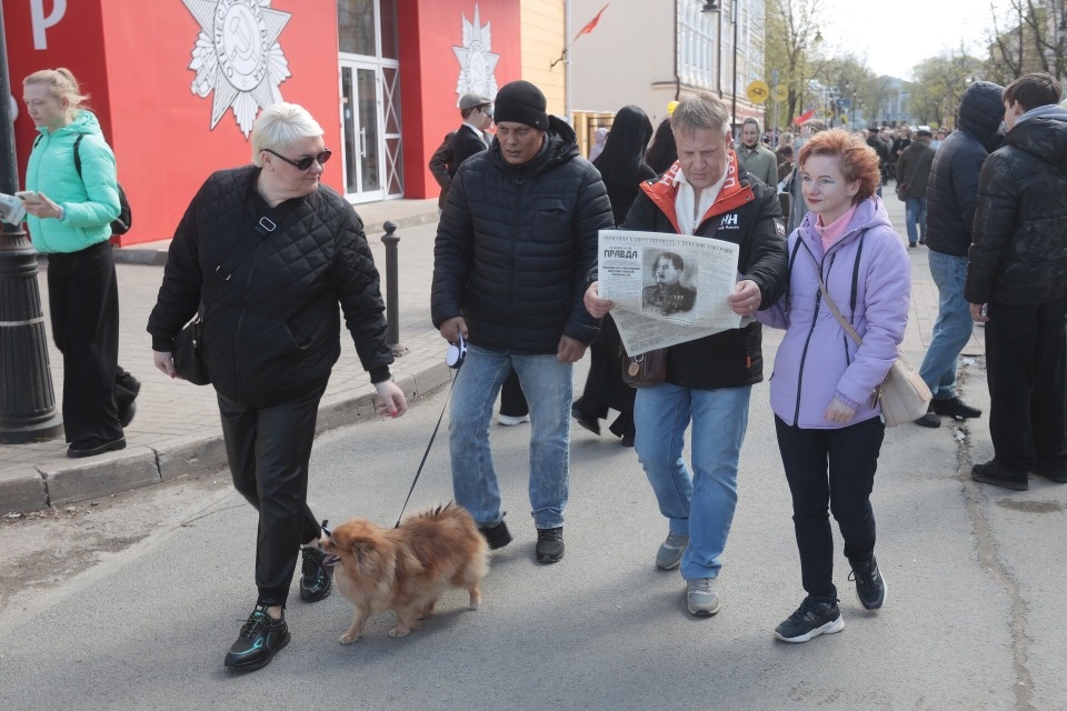 На нашей улице Победа!