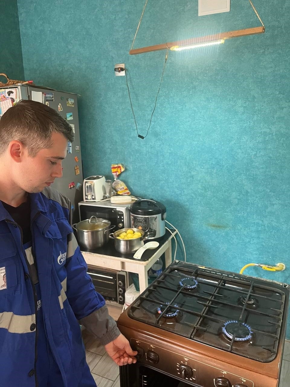 В деревне Загорицы Псковской района ввели в эксплуатацию газопровод