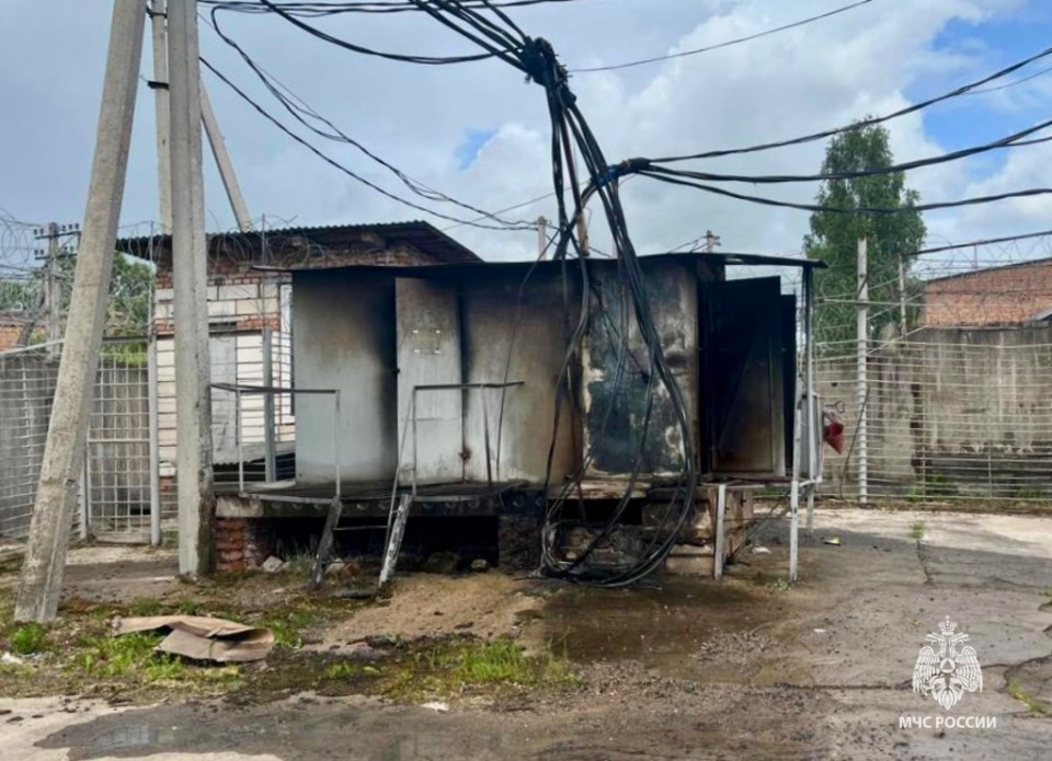 Здание горело в Великих Луках