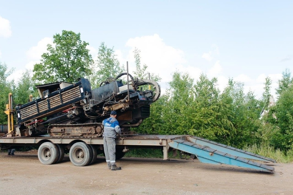В Псковском районе началось строительство газопроводов для догазификации деревни Воскресенское