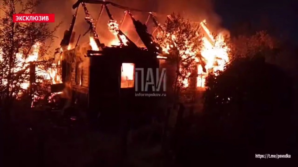 В Бежаницком районе пенсионер погиб на пожаре в жилом доме