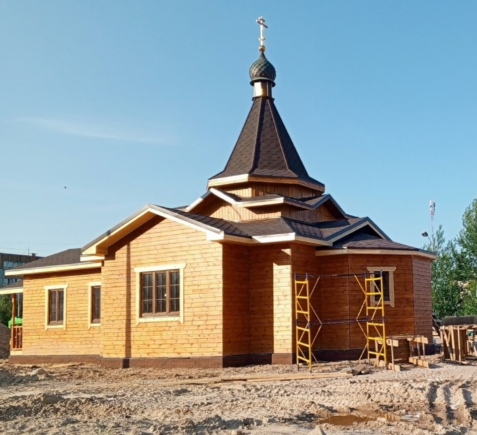 Новый временный храм в Пскове освятит митрополит Матфей Новый временный храм в Пскове освятит митрополит Матфей