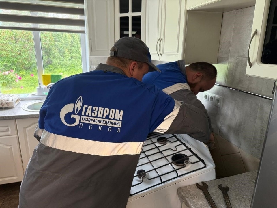 В деревне Подбережье Псковского муниципального округа введен в эксплуатацию газопровод