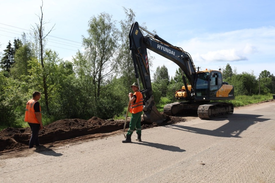 Продолжается капремонт автодороги Бежаницы – Сущево – Цевло по нацпроекту Продолжается капремонт автодороги Бежаницы – Сущево – Цевло по нацпроекту