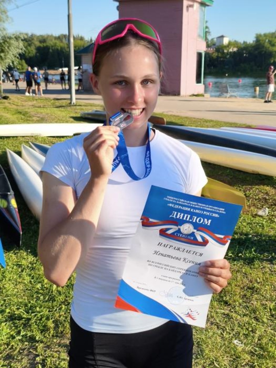 Псковичка завоевала второе место на всероссийских соревнованиях по гребле на байдарках Псковичка завоевала второе место на всероссийских соревнованиях по гребле на байдарках