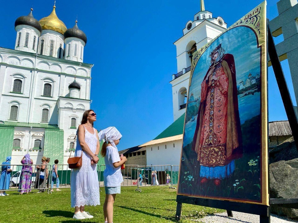Богослужения в память о княгине Ольге пройдут в Пскове и Выбутах