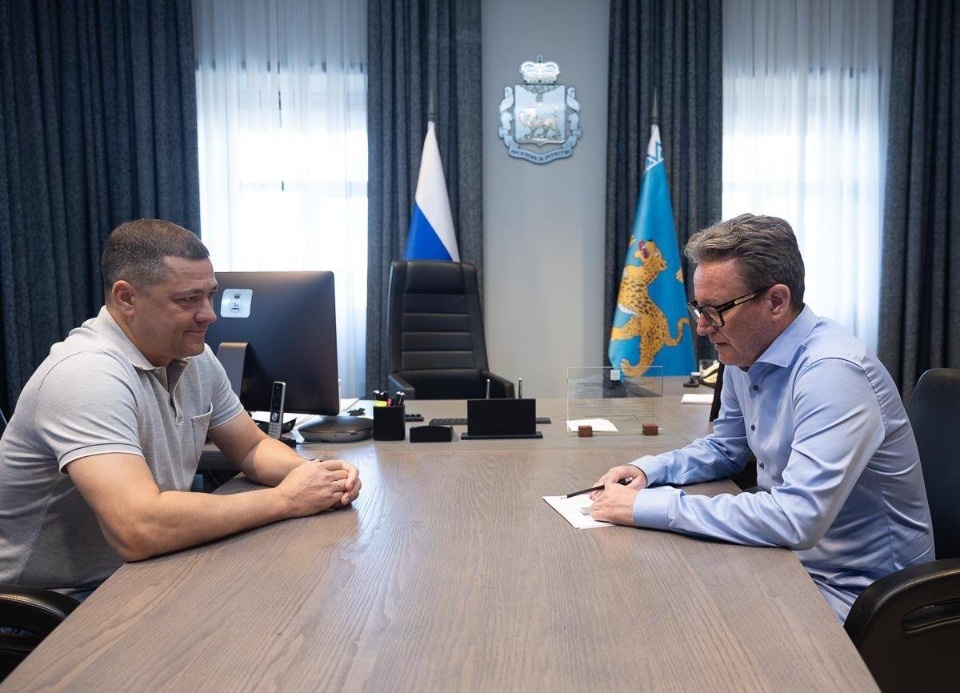 Михаил Ведерников и Евгений Шапкин обсудили наиболее значимые направления градостроительной деятельности