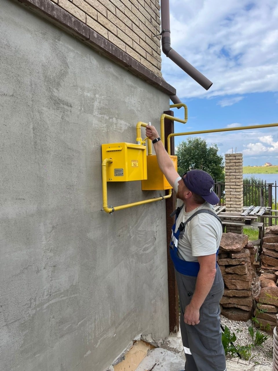 В деревне Северик Псковского округа газифицировали первые домовладения