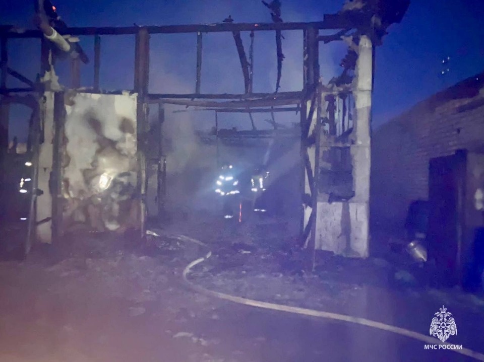 Мужчина погиб на пожаре в бесхозном строении в Пустошкинском районе