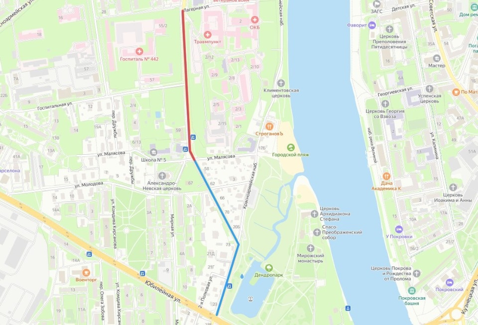 В Пскове продолжается ремонт улицы Максима Горького