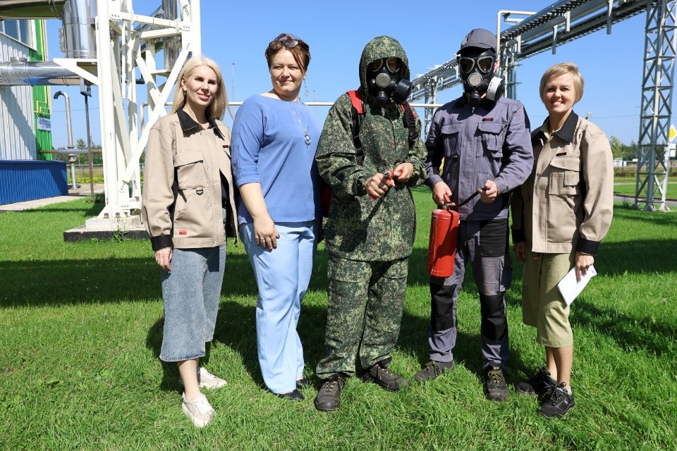 На заводе «Титан-Полимер» прошла тренировка по пожарной безопасности