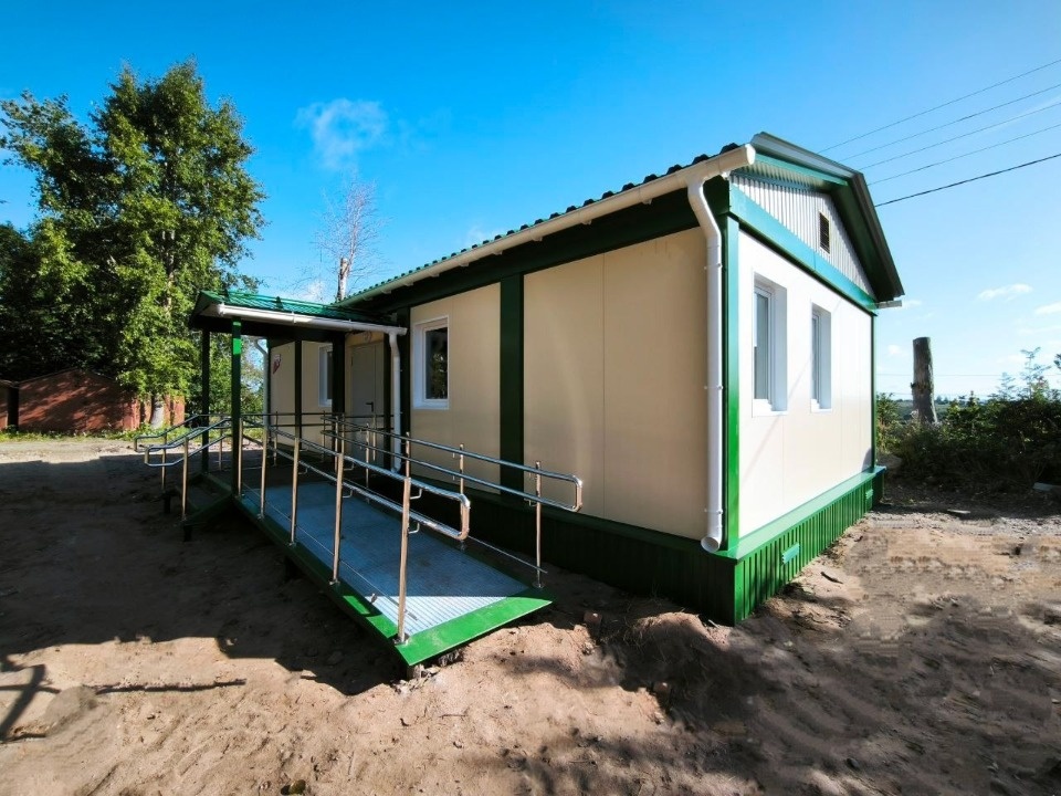 В трех районах Псковской области смонтировали новые ФАПы В трех районах Псковской области смонтировали новые ФАПы