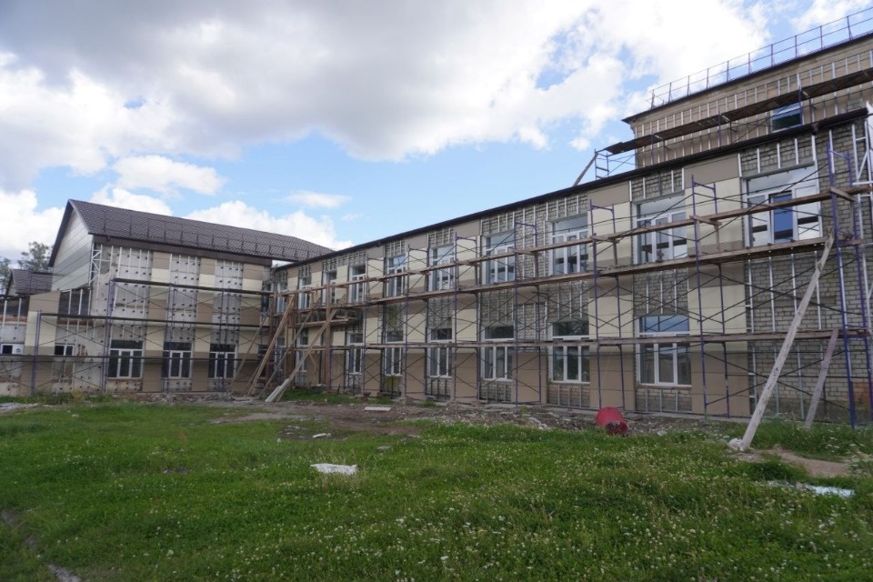 Опочецкую школу-интернат продолжают капитально ремонтировать