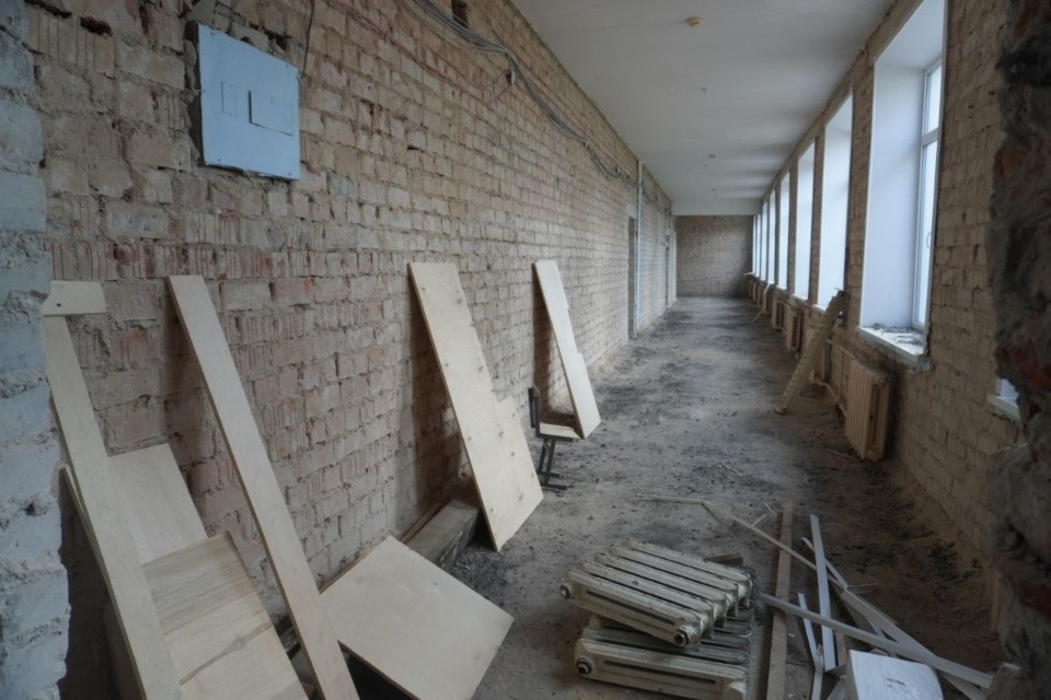 Опочецкую школу-интернат продолжают капитально ремонтировать