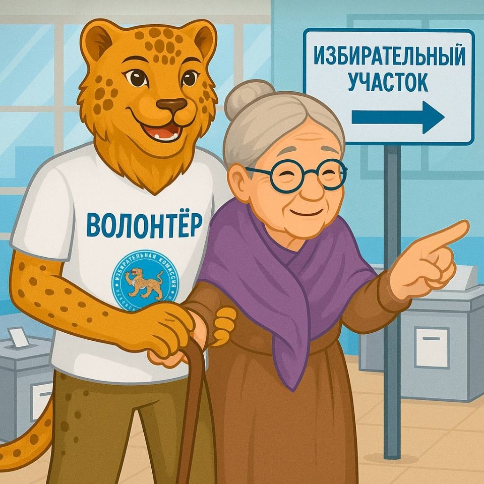 38 волонтеров работают на избирательных участках в Псковской области