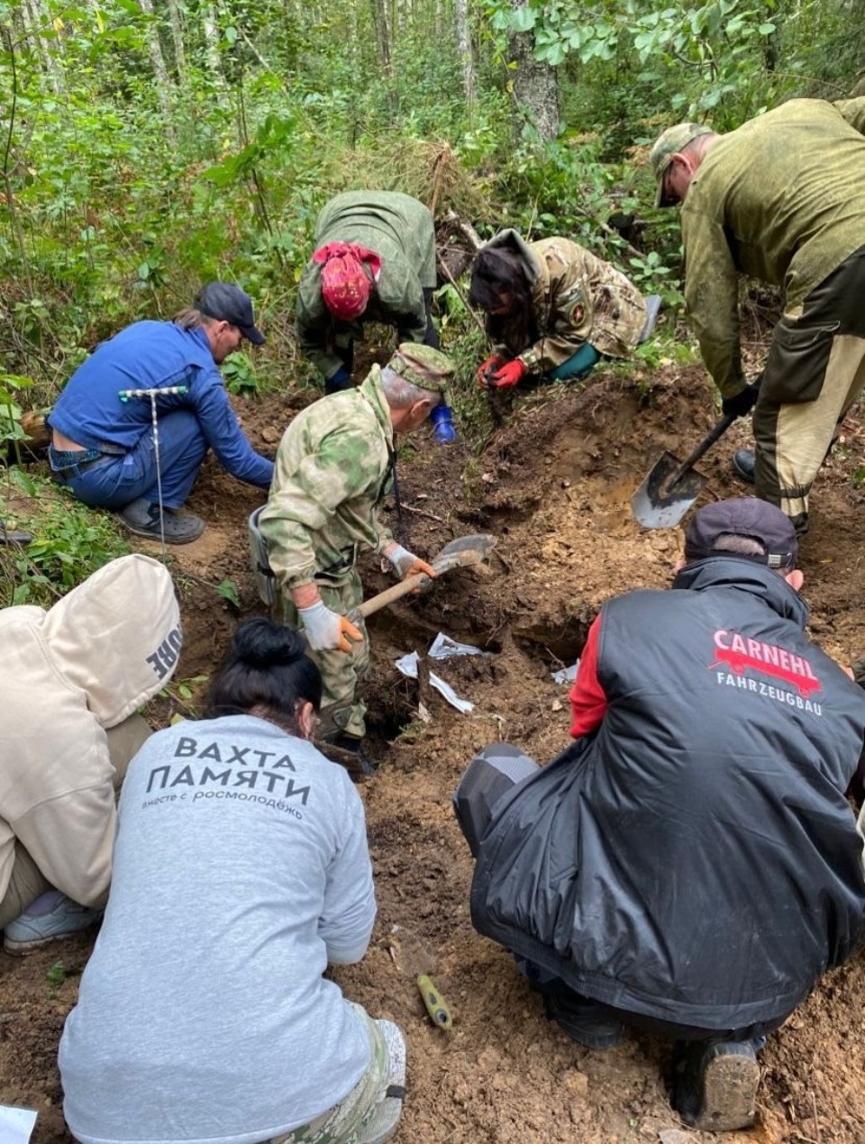 12 бойцов подняли в ходе Вахты Памяти в Красногородском районе 
