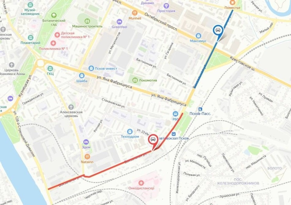 Уже в этом году в Пскове планируют начать ремонт улицы Вокзальной