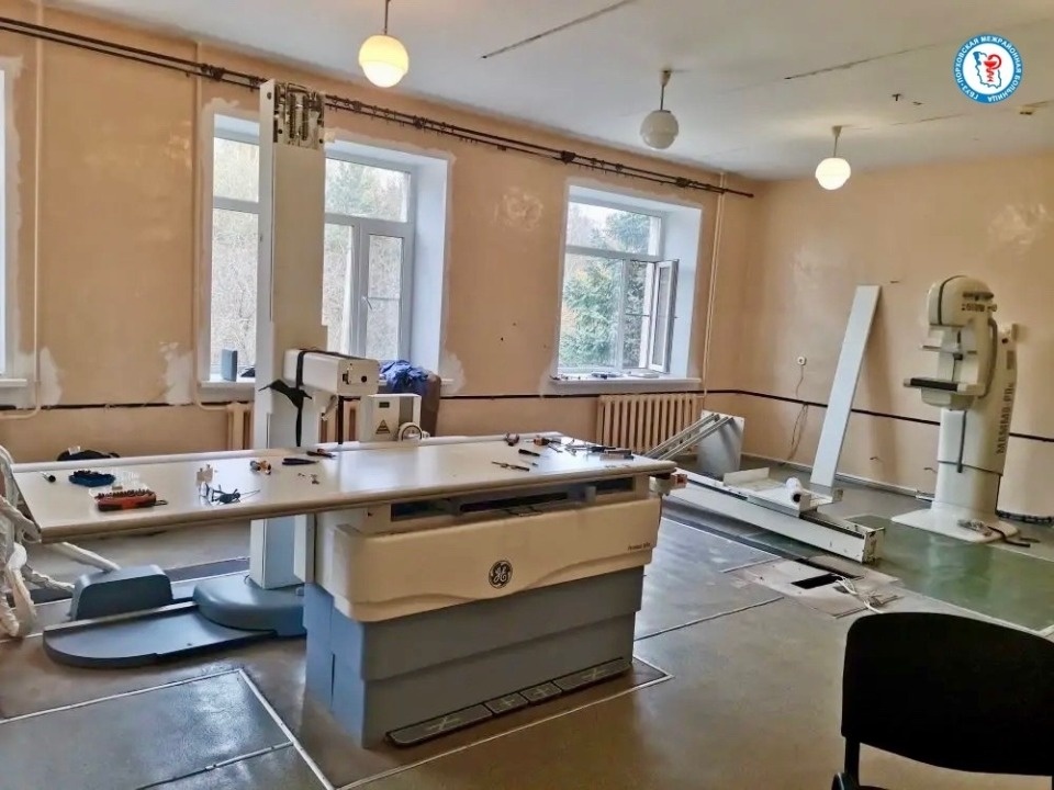 В Бежаницкой больнице ремонтируют рентгенологический кабинет