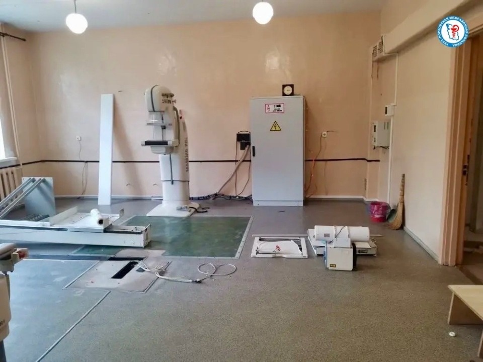 В Бежаницкой больнице ремонтируют рентгенологический кабинет