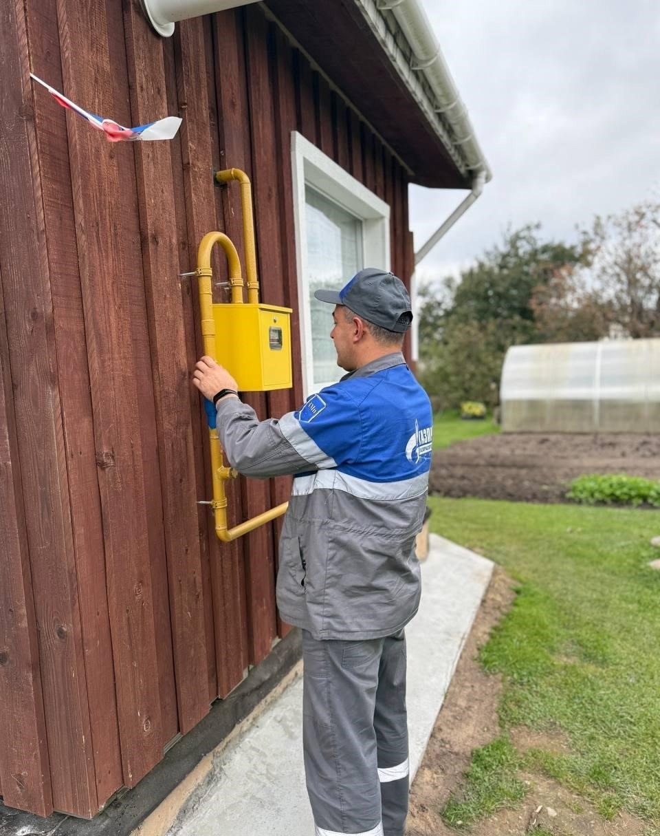 В деревне Заборовка Псковского округа ввели в эксплуатацию газопровод