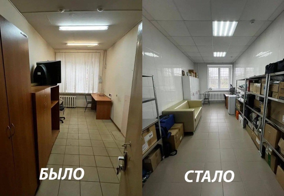 Пост станции скорой помощи капитально отремонтировали в Порховском районе