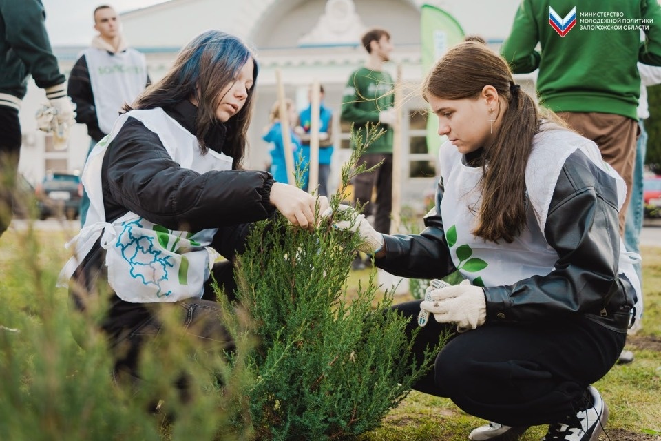 В Мелитополе появилась совместная Аллея псковской и запорожской молодежи В Мелитополе появилась совместная Аллея псковской и запорожской молодежи