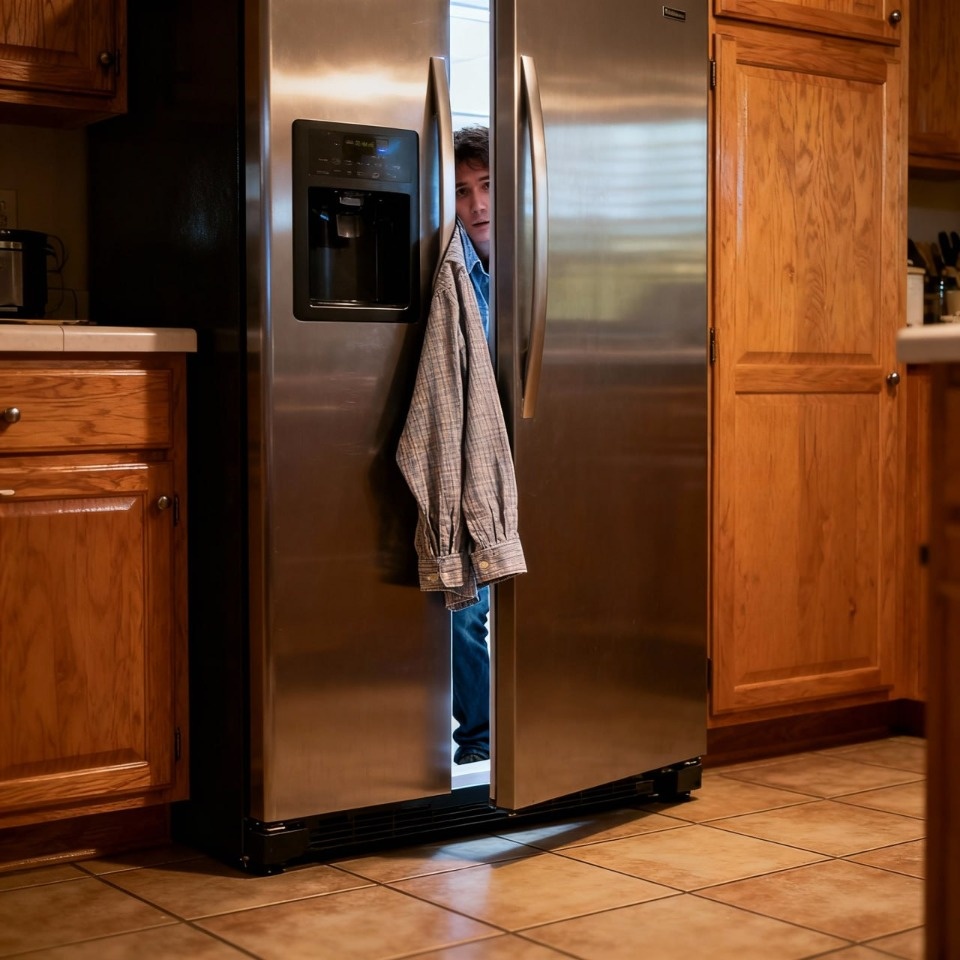 Великолукский должник прятался в холодильнике от судебных приставов