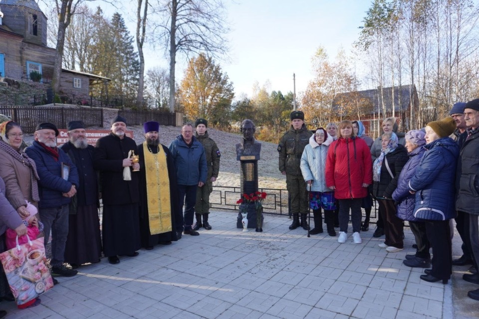 В Опочецком районе открыли бюст отцу полководца Михаила Кутузова